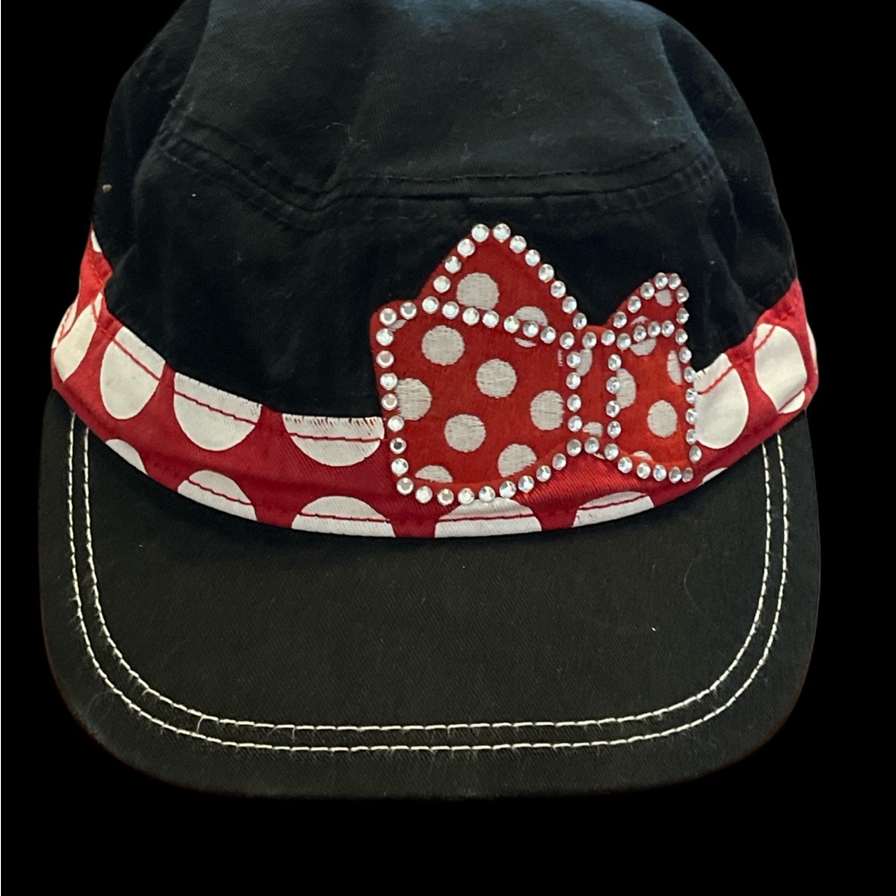 Disney Park Red bling ribbon hat adult's